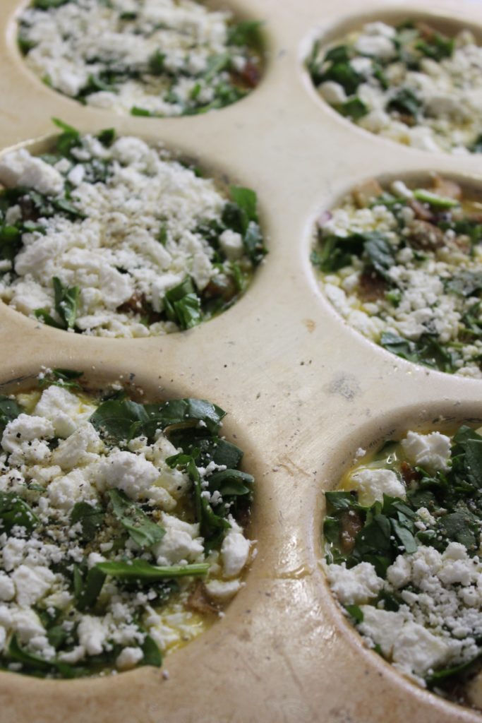 egg souffle's ready for the oven