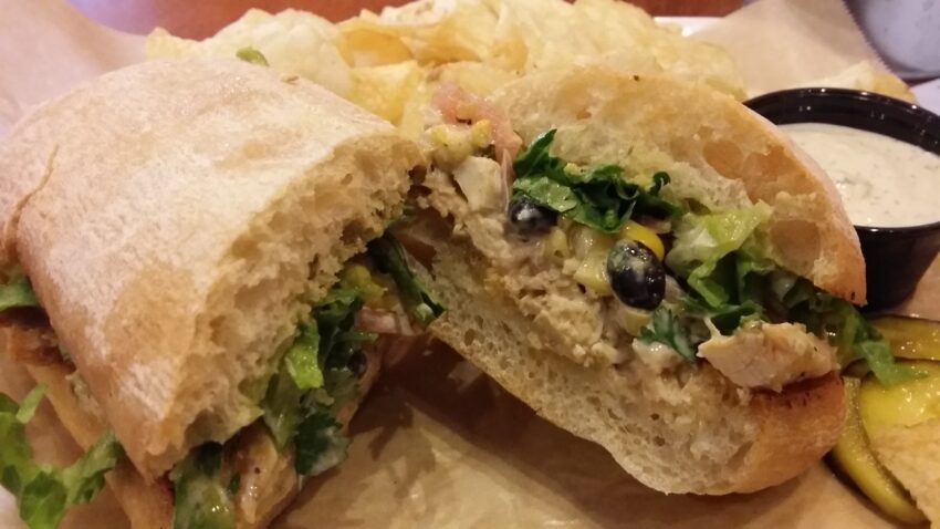 Sandwich at Lola in New Ulm, MN