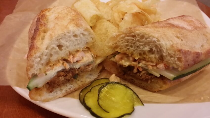 Sandwich at Lola in New Ulm, MN