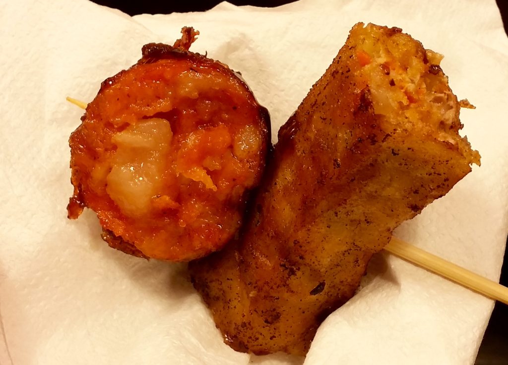 Lumpia and Longanisa at Oriental Mart Seattle, WA