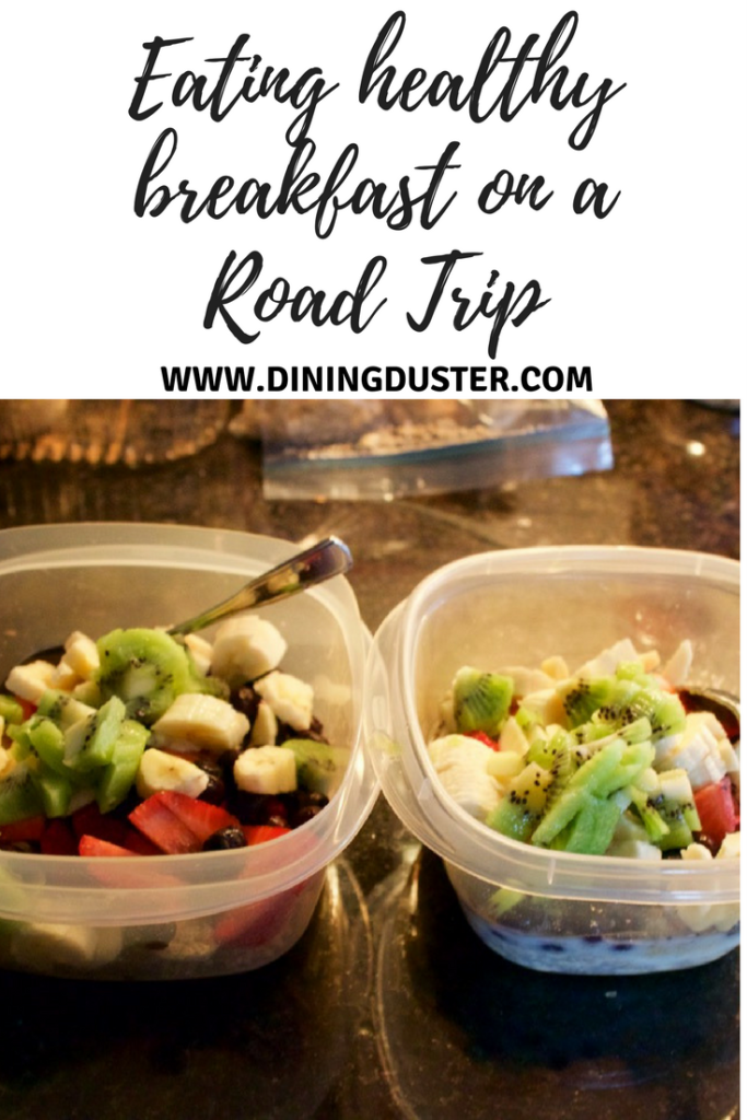 Pin this idea for a healthy road trip breakfast
