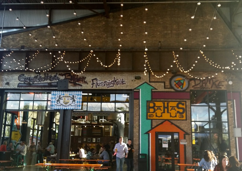 Patio of Bauhaus Brew Labs