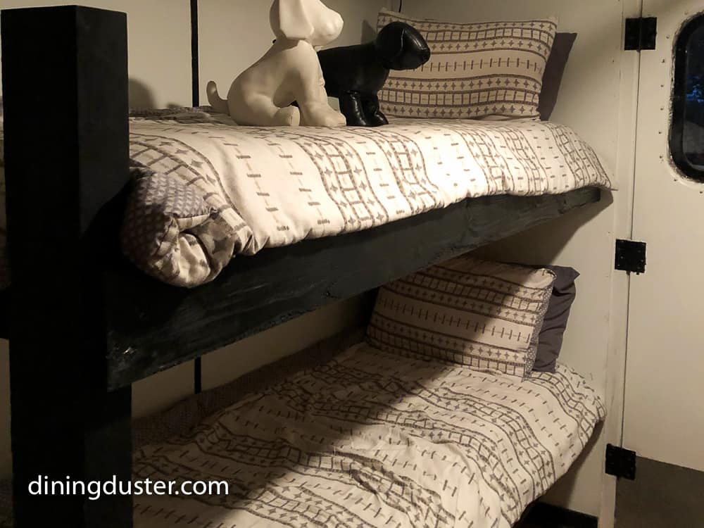 bunk beds in caboose