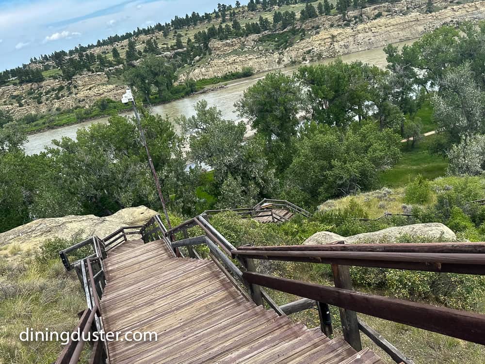 pompeys pillar national monument in southeast montana