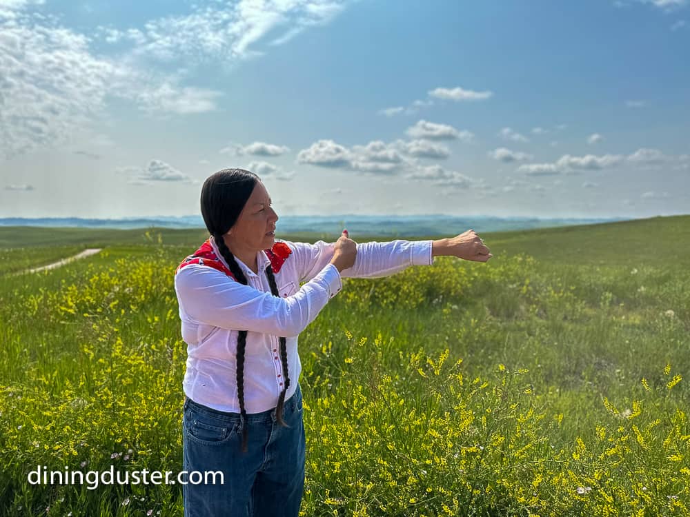 guided tour with Rose at Little Bighorn Battlefield in southeast montana