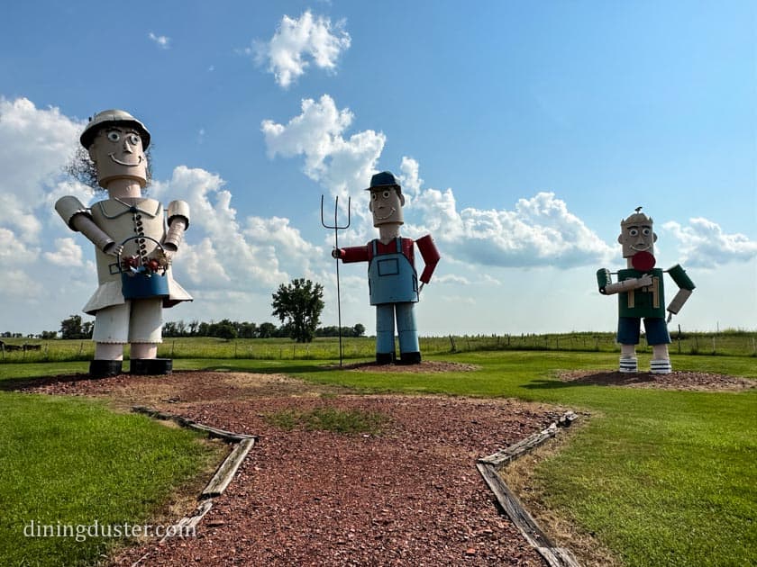 tin family enchanted highway sculpture in north dakota