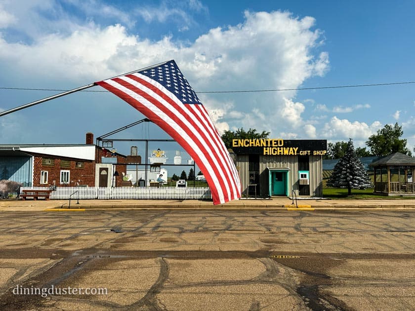 Gift Shop & Whirley Gigs enchanted highway sculpture in north dakota