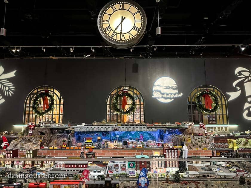 Model train gallery during Holiday Reflections Union Station Kansas City