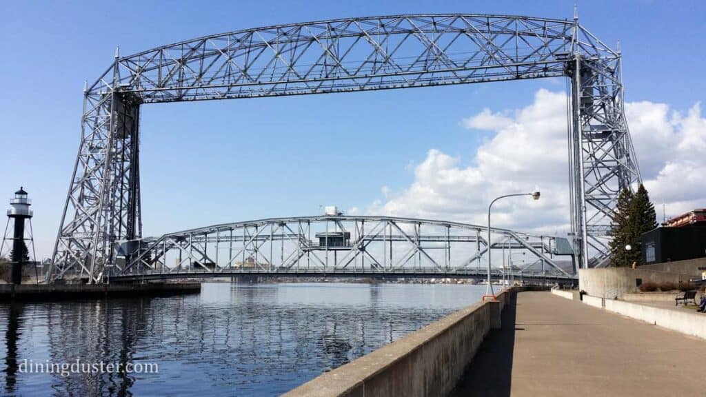 lift bridge in canal park duluth mn