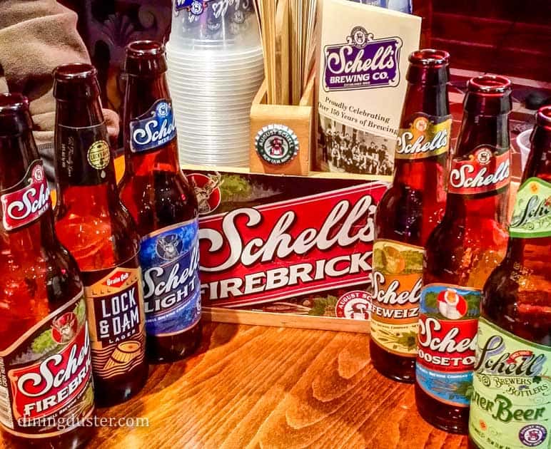 shells beer bottles- things to do in New Ulm