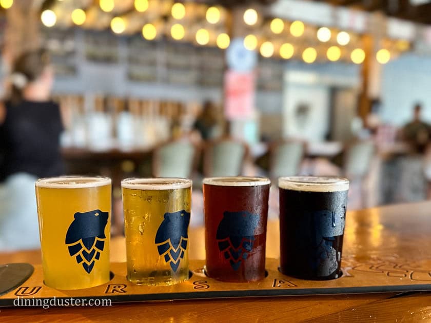 Ursa Minor Brewery Flight of Beer