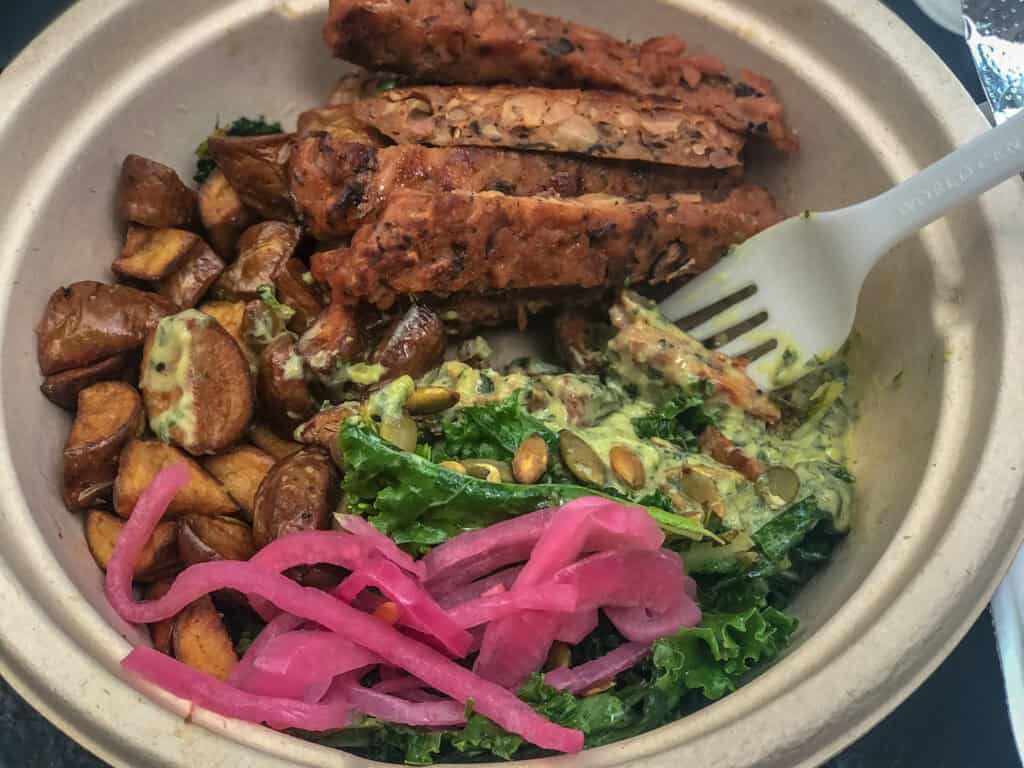 vegan brunch at reverie