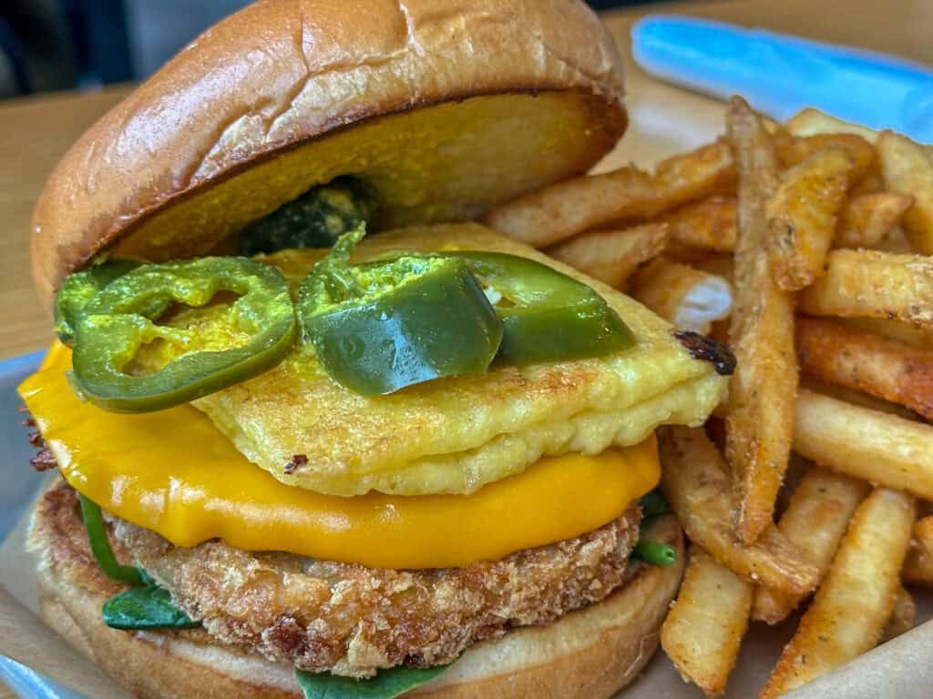 vegan brunch at J Selby