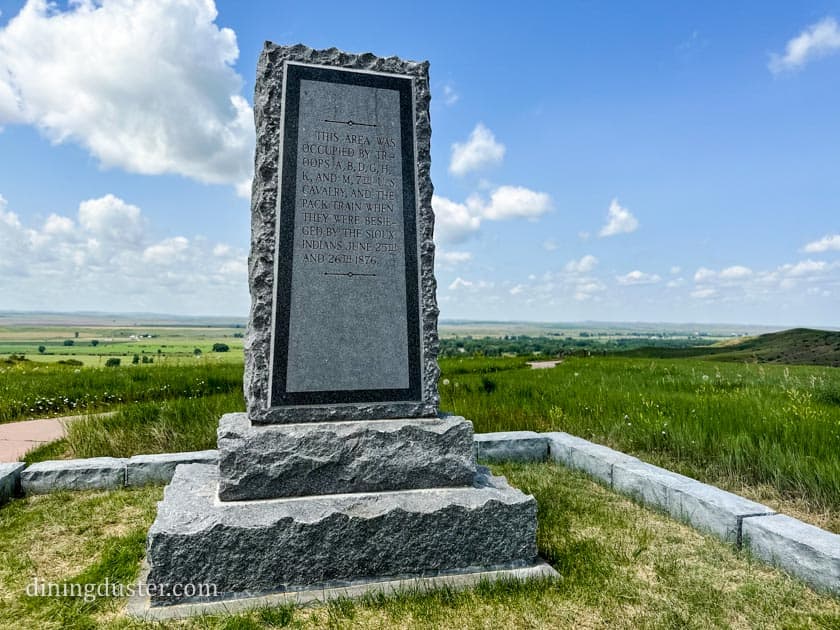 monument marking the area that was Custer's Last Stand