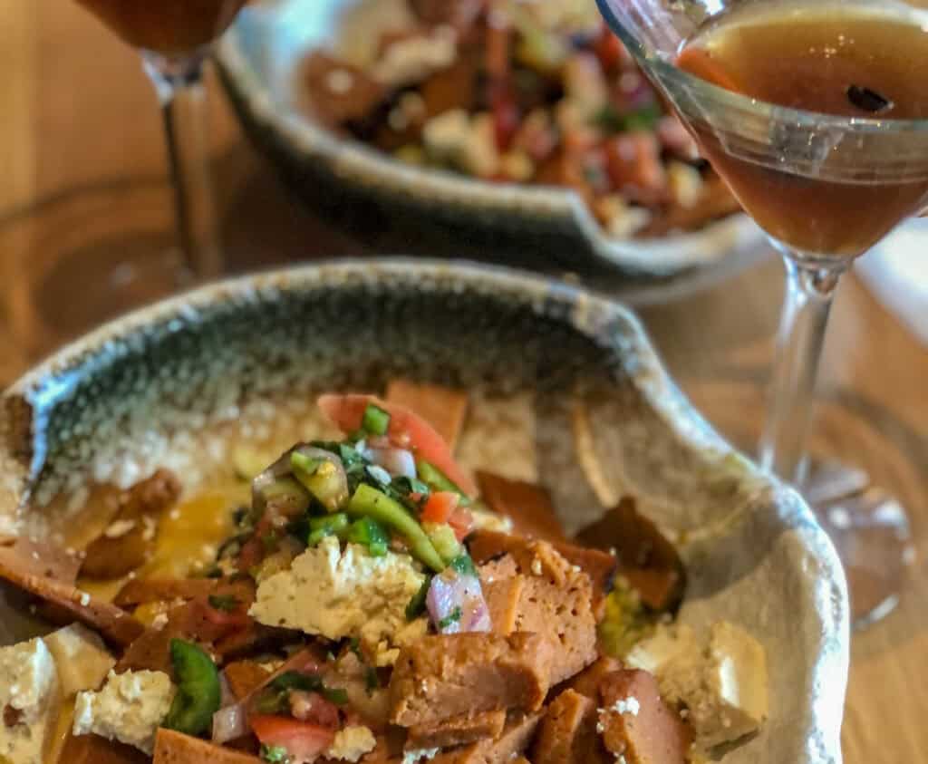 vegan brunch at The Block