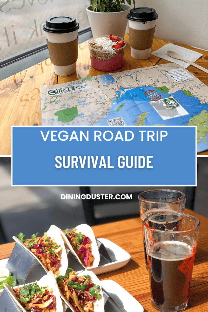 Pinterest Image- Vegan Road Trip Survival Guide