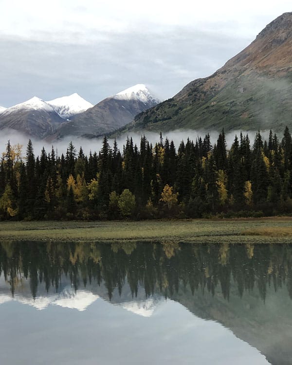 a stunning landscape scene