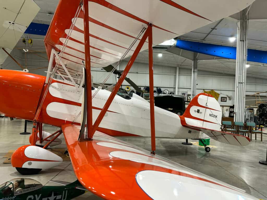 Vintage aircraft at Mid America Museum of Aviation in Sioux City
