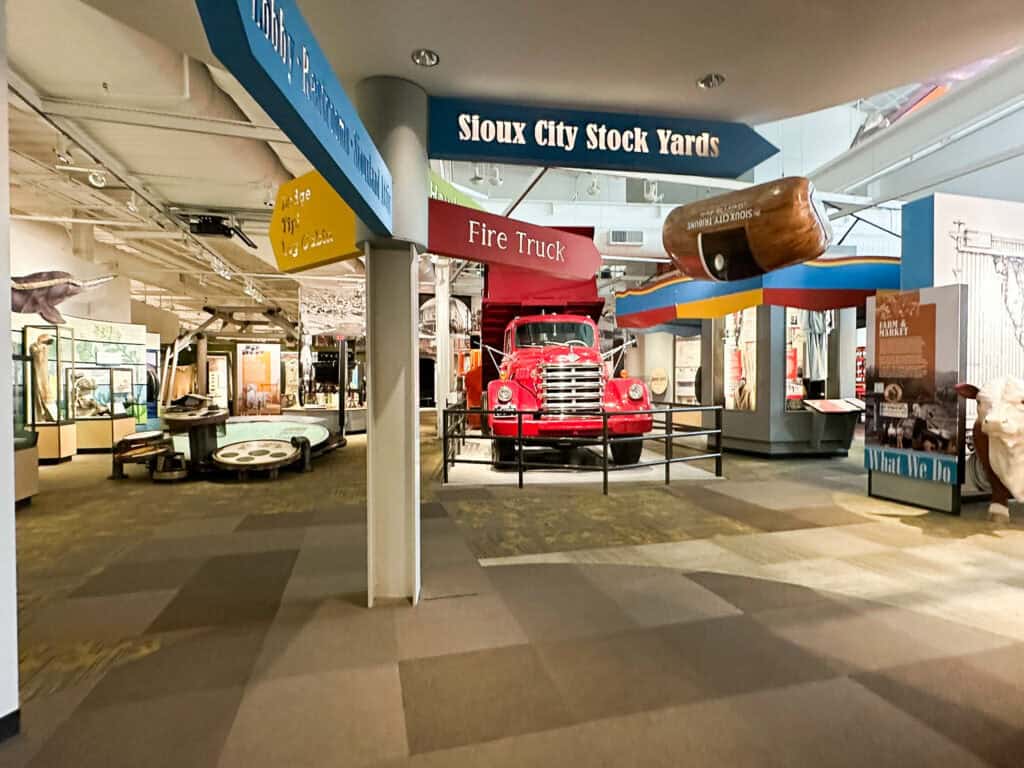 Sioux City Public Museum with interactive displays
