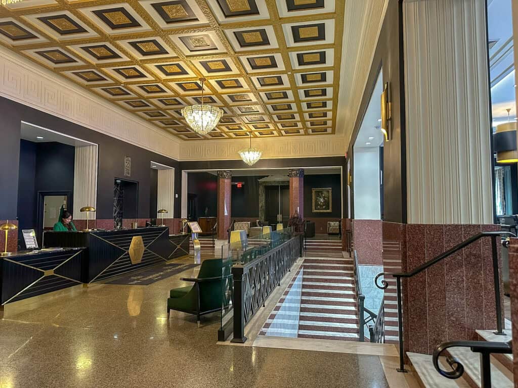 The Warrior Hotel lobby Sioux City, IA