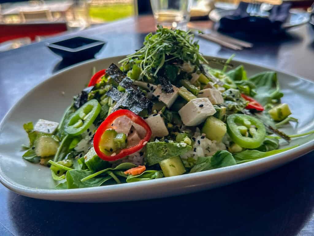 vegan poke bowl at Crave, Sioux City IA