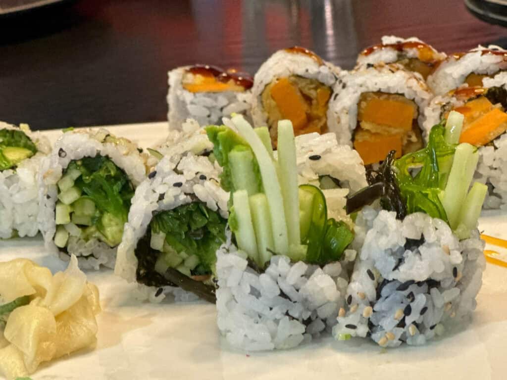 ogawa sushi, sioux city IA vegan options