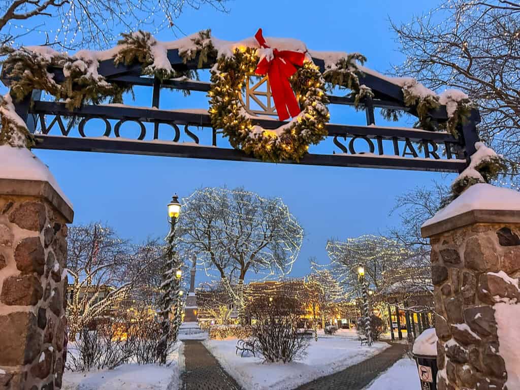 cozy winter getaway in McHenry County, Illinois