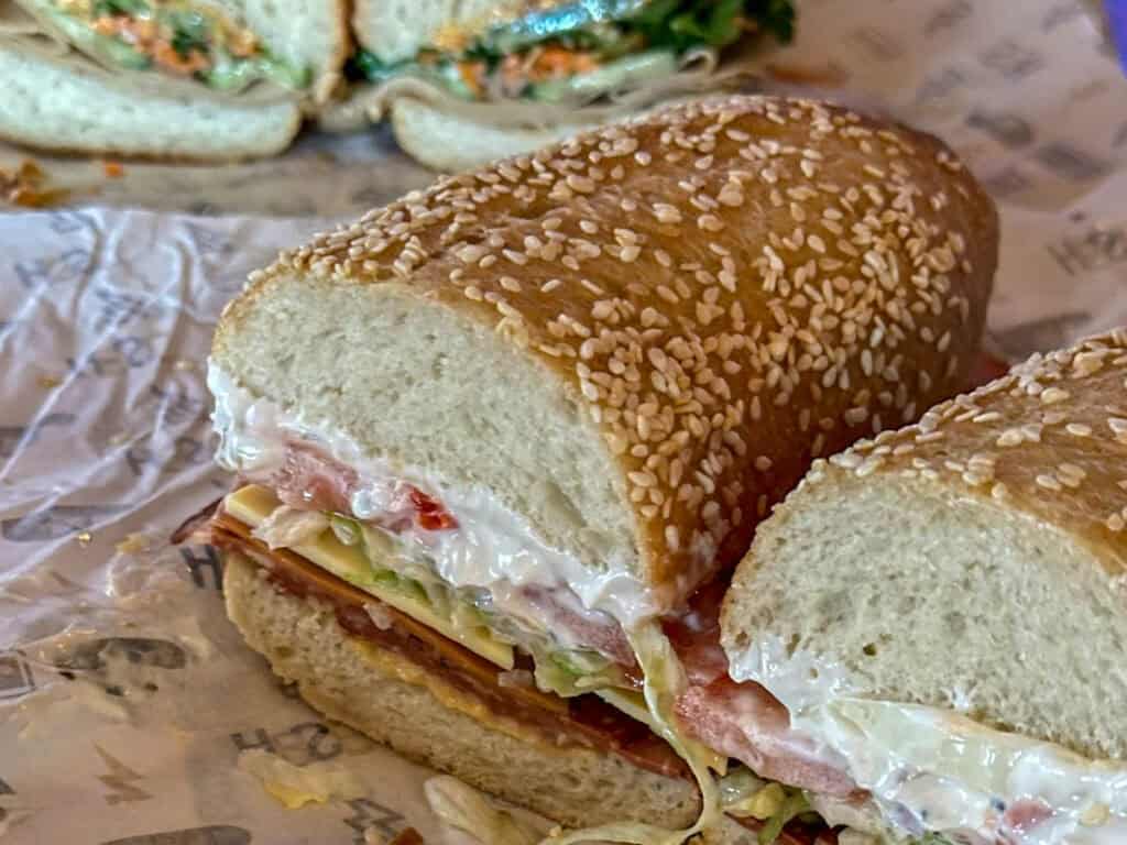 vegan sub sandwiches at Home Boy Subs Food Truck in Rochester Minnesota