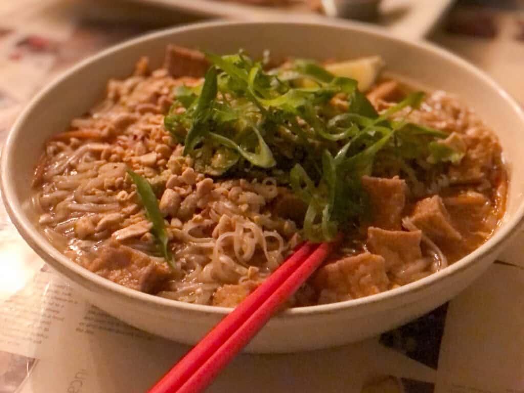 Vegan-friendly meal at Forager Brewing Company in Rochester, Minnesota