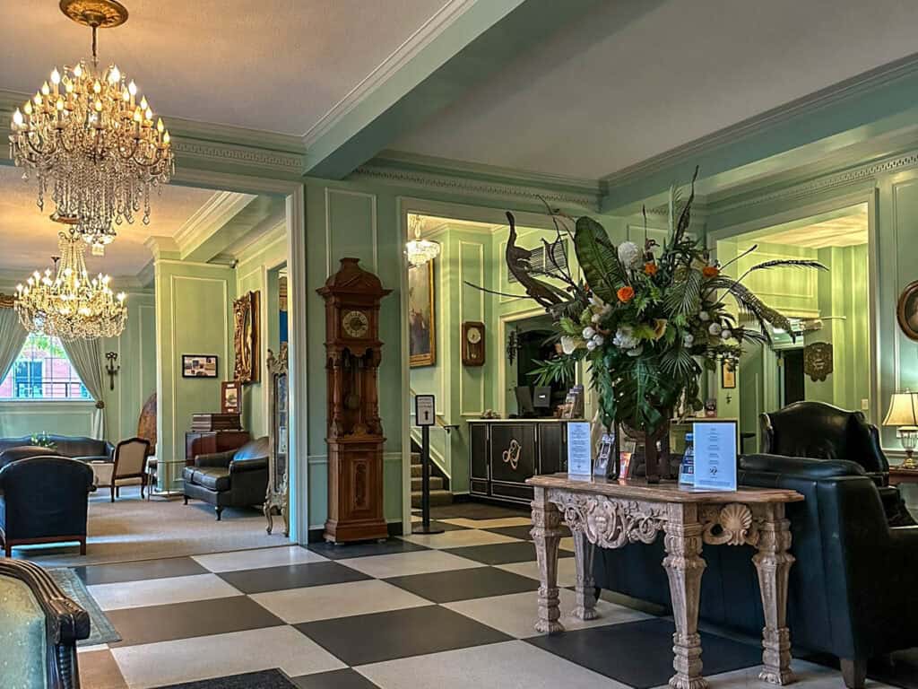 Lowell Inn lobby, Stillwater, MN