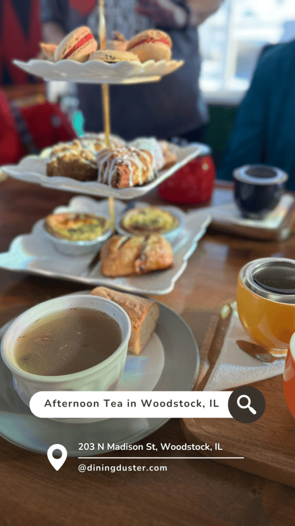 afternooon tea in Woodstock IL
