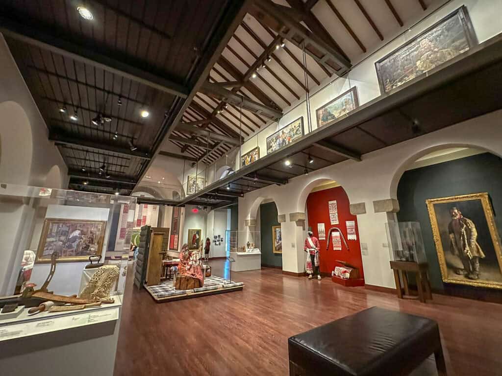 interior of TMORA in Minneapolis, a spanish colonial church
