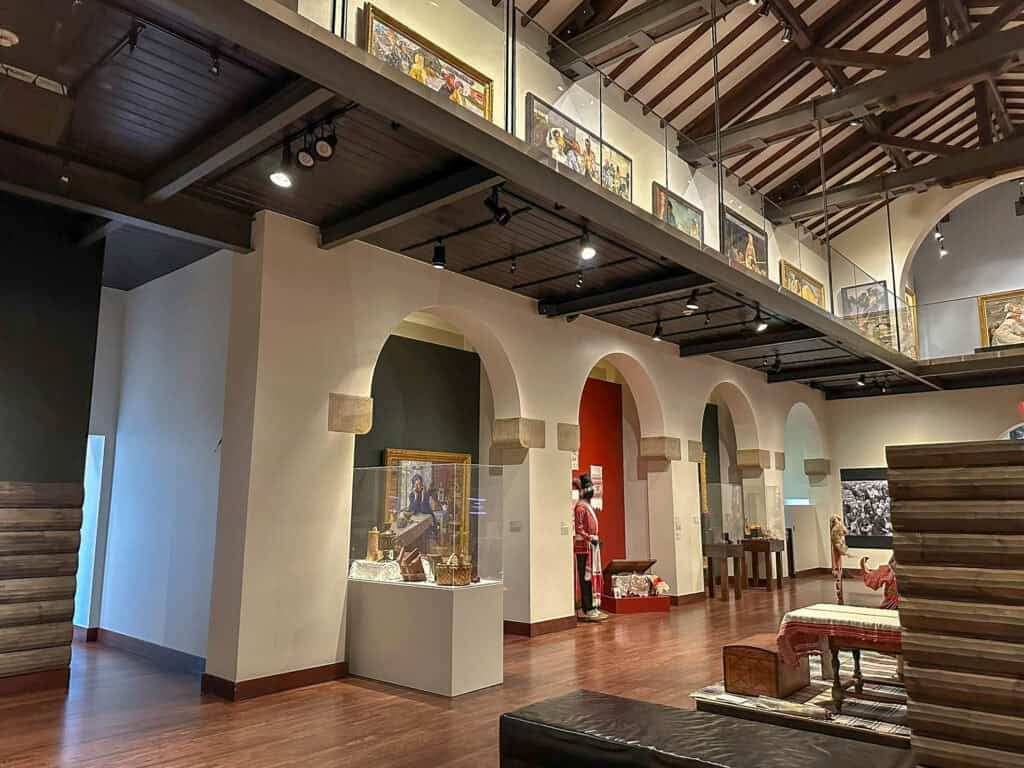 inside the museum of russian art (TMORA) in Minneapolis