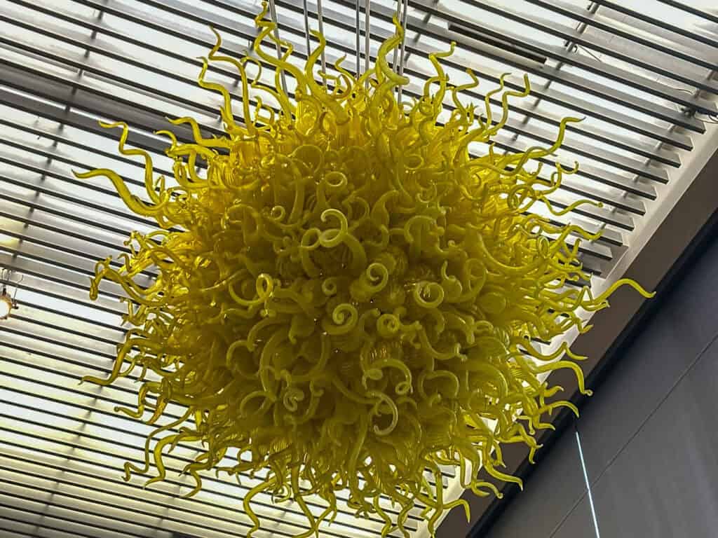 Chihuly Glass Piece at Mia
