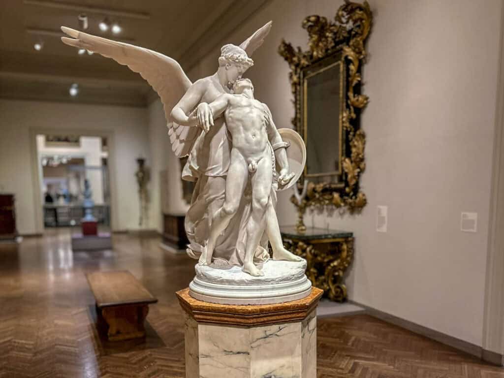 marble sculpture at Mia in Minneapolis
