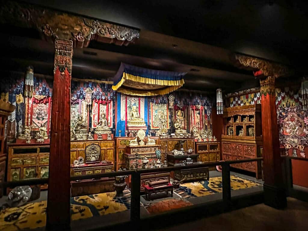 Buddhist Temple inside Mia in Minneapolis