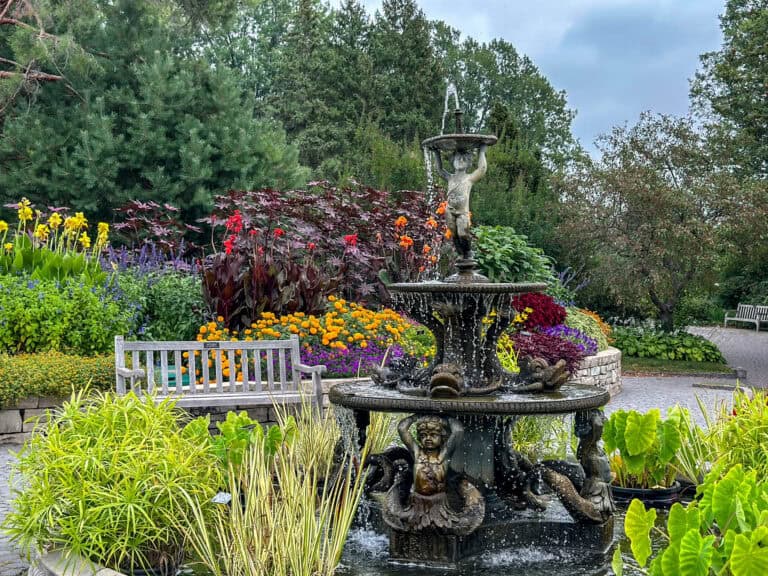 Fountain at the Minnesota Landscape Arboretum