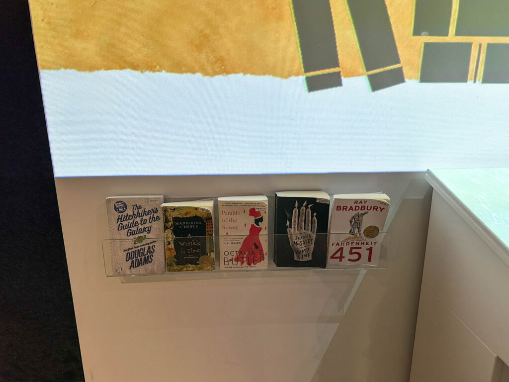 Book Exhibit at The Bakken Museum