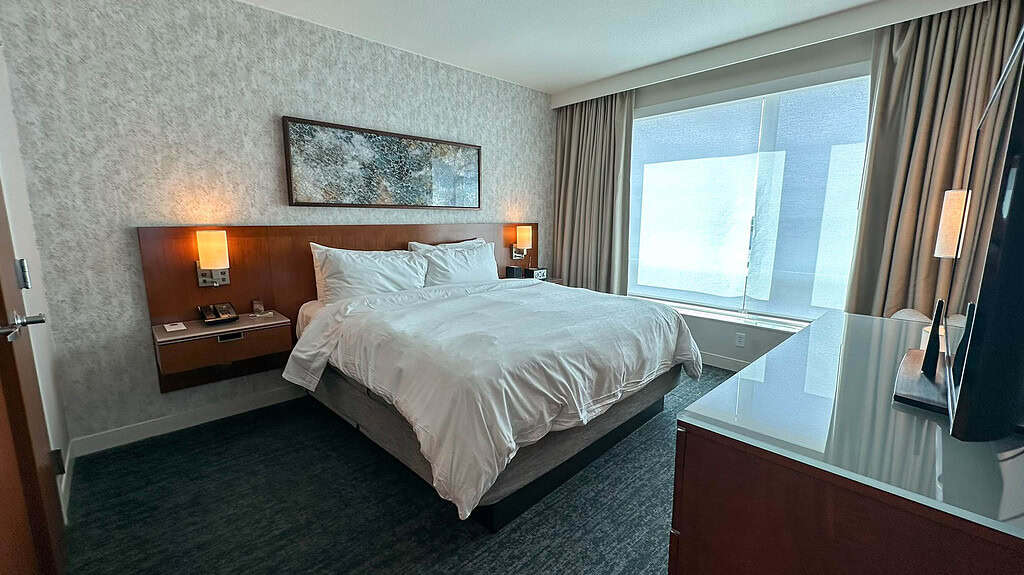 king bedroom suite at Westin Edina Galleria