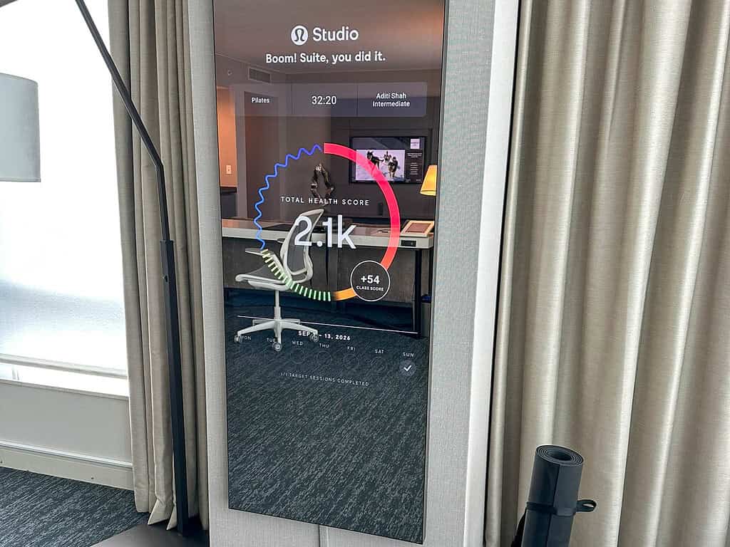 lululemon studio in our room
