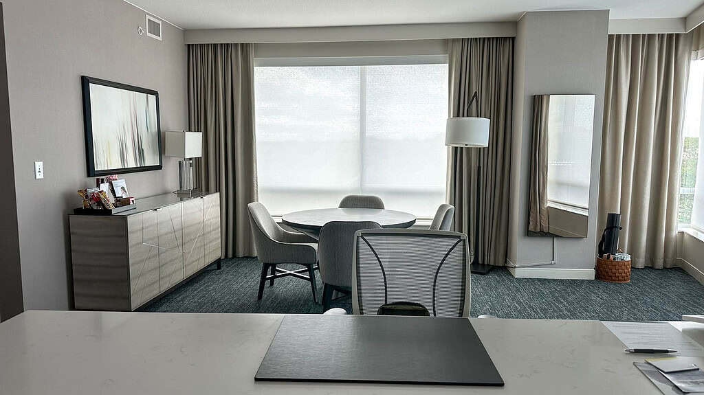 seating area of our room upgrade