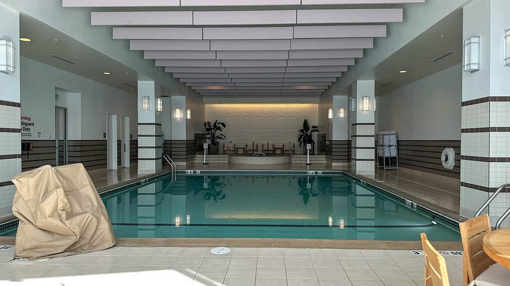 swimming pool at westin edina galleria